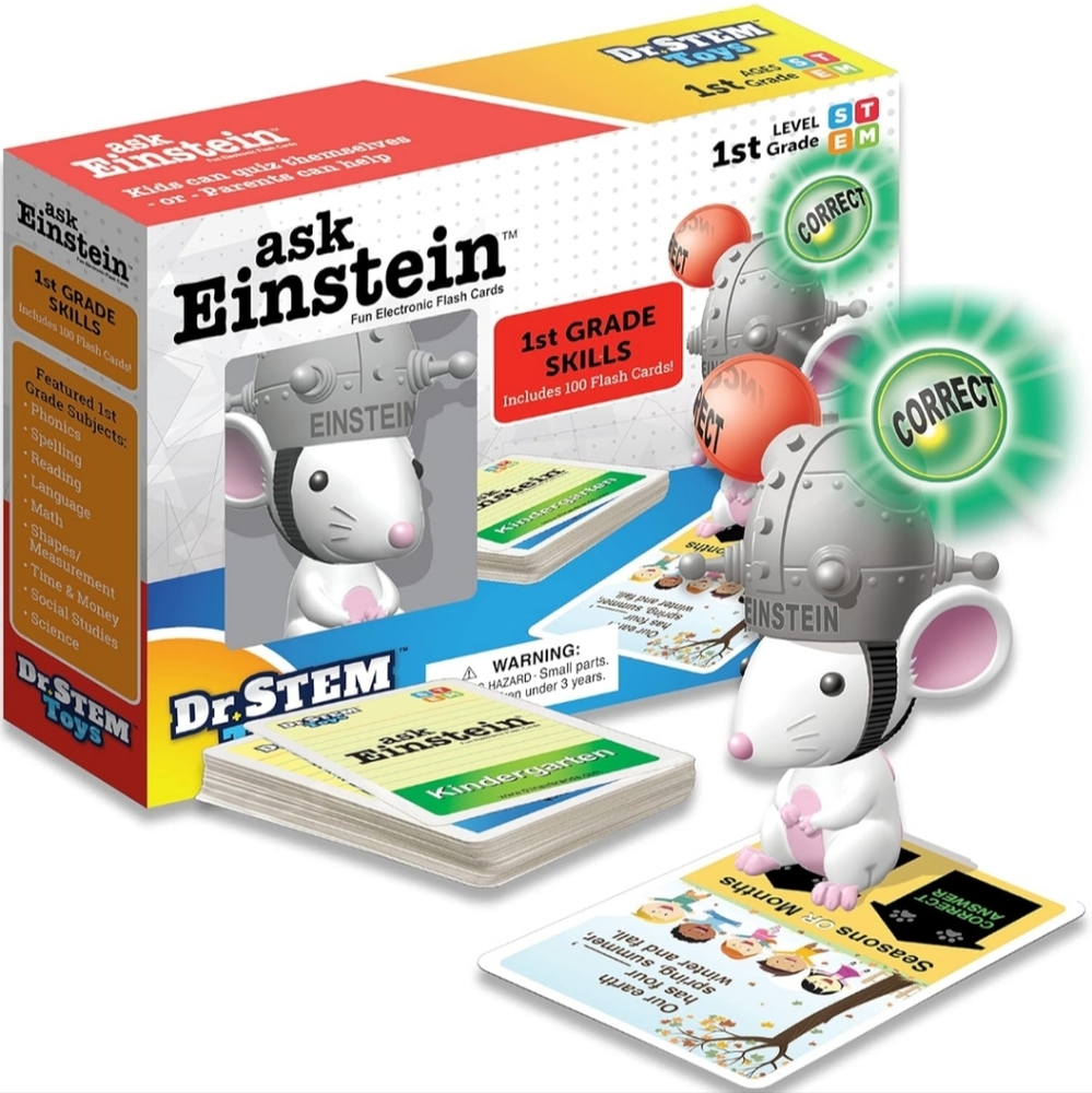Ask Einstein 1st Grade Skills Flash Cards
